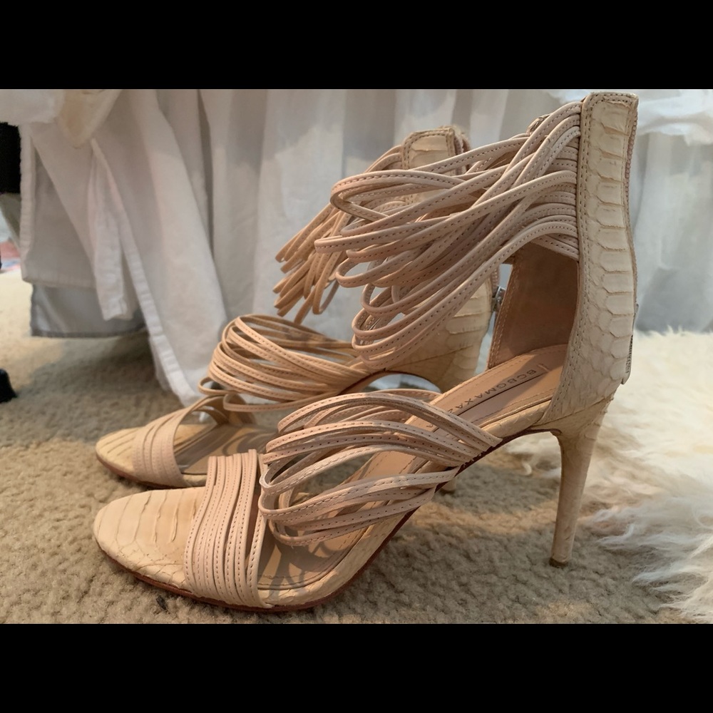 Nude strappy sandals
